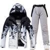 Traje de esqui feminino Traje de esqui masculino Traje de esqui de inverno para atividades ao ar livre Snowboard Traje de esqui duplo Novo