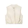 Venta Caliente Transfronteriza de Aliexpress Nueva Moda Primavera 2026 Chaleco de Cuero PU Lavado Color Sólido Estilo Europeo y Americano para Mujer