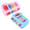 Instrumento Musical Orff Educativo Ocho Tonos Golpeteo Manual Instrumento Musical para Bebé Bebé de 8 Meses y Niños Pequeños Juguete de Iluminación Musical