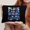 Bolsa de Almacenamiento con Cremallera de Amazon Más Vendida Transfronteriza, Neceser, Bolsa para Maquillaje Personalizable DIY para Cables de Datos