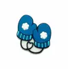 Nueva serie de invierno, zapatos con agujeros, zapatos de dibujos animados, accesorios de bricolaje, zapatos de goma suave desmontables, accesorios, accesorios al por mayor