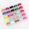 Hilo de jade de 25 colores, 0,8 mm, nailon, texto, juego de joyas, línea de cuentas, hecho a mano, pulsera, collar, accesorios de joyería, material