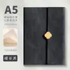 Set de Regalo de Cuaderno A5 con Logo Personalizado, Cierre de Trébol de Cuatro Hojas, Cuaderno Simple de Alto Valor para Negocios, Regalo de Empresa