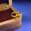 Anillo de Plata de Ley S925 con Montura para Piedra Redonda de 7 mm, Base de Anillo Novedosa Enrollada para Incrustación DIY con Accesorios de Diamante