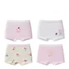 Ropa interior para niñas, tipo algodón puro para niños, algodón, bebés niñas, niños pequeños, calzoncillos bóxer para niñas de primaria que no aprietan las nalgas