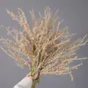 Hierba Seca Artificial de Plástico, Hierba Dorada de Seda, Juncos, Escarcha de Niebla, Serie de Colores Maillard, Decoración del Hogar, Diseño de Bodas, Arreglos Florales, Flores Artificiales