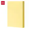Notas Adhesivas Deli Bt200, Bloc de Notas Amarillo, Notas Adhesivas de Colores, Varios Tamaños, Bloc de Notas para Mensajes para Llevar