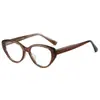 Gafas Planas Estilo Europeo y Americano Ojo de Gato para Mujer, Celebridad de Internet Sin Maquillaje para Tomar Fotos, Gafas Retro con Filtro de Luz Azul, Se Pueden Combinar con Marcos para Gafas de Miopía