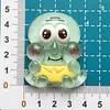 Acessórios Grandes de Resina do Bob Esponja Luminosos Desenho Animado Feito à Mão DIY Cola de Chantilly Capa de Celular Fivela de Sapato Material para Joias