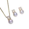 Accesorios de bricolaje S925 pendientes de perla de plata esterlina colgante traje soporte vacío moda pendientes exquisitos pendientes colgantes accesorios