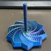 Enfeite Personalizado Impresso em 3D Torre de Cenoura Espiral Poligonal Brinquedo Tridimensional Infantil Gadget Criativo Transfronteiriço para Alívio do Estresse