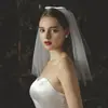 Velo, Tocado, Accesorios para Fotos, Novia, Compromiso, Pedida de Mano, Vestido de Novia, Certificado Femenino, Registro, Boda, Pequeña Luz Blanca