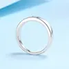 Anillo de pareja de boca abierta de plata de ley 925 10 puntos de moissanita anillo unisex chapado en oro PT950 Venta al por mayor de fábrica