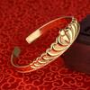 Pulsera de Oro Arena Vietnamita para Mujer Moneda Europea Auténtica Japonesa y Coreana Pulsera de Oro y Oro para Regalo de Madre Novia Joyería Simple