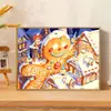 Pintura al óleo digital de Santa Claus transfronteriza para colorear DIY, diseño personalizado basado en imágenes proporcionadas, pintura decorativa acrílica para principiantes, venta al por mayor