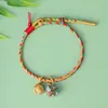 Set de Pulseras Zongzi del Festival del Bote del Dragón, Estilo Étnico Hecho a Mano DIY Festival Unisex Cuerda Colorida Mayoreo