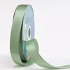 Cinta de Poliéster de Color Sólido, Rollo Grande de 2.5 cm, Cinta para Frutas, Cinta Floral, Cinta para Repostería, Cinta para Empaquetar Cajas de Regalo con Flores