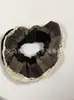 Elástico de Cabelo Scrunchie Listrado com Renda Estilo Coreano para Mulheres, Acessório de Cabelo Suave e Elegante, Elástico de Cabelo Scrunchie Estilo Coreano
