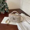 Bolso de remaches para mujer, bolso caja color caqui, estilo punk vintage, versátil y popular, bolso de alta gama de moda para mujer