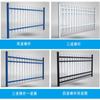 Barandillas de Acero Zincado en Stock, Vallas Artísticas de Hierro para Escuelas, Barreras de Aislamiento de Protección de Seguridad, Vallas de Acero Zincado para Patios de Villas y Comunidades