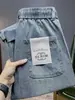 Calça Jeans Reta Masculina, Nova Versátil Solta Casual Cintura Elástica Cordão Tendência Calça Masculina 2026 Estilo Jovem