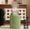 Cubo de Basura para Uso Doméstico en Cocina, Sala de Estar, Baño, Diseño Simple con Tapa y Ruedas, Móvil, de Doble Compartimento, Bote de Basura de Doble Capa