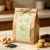 Pegatina autoadhesiva de color verde suave, utilizada para el empaque de cajas de repostería, impermeable y antifalsificación, hecha de material de vinilo, elegante