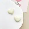 Serie de colores macaron superficie brillante adorno de corazón positivo accesorios funda de teléfono diy decoración Crocs pasador de pelo pinza de pelo materiales
