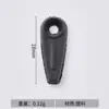 Novo Estilo Chinês 18*7mm Painel Traseiro de Plástico Preto Acessórios para Porta-Retrato Semente de Melão Painel Traseiro Acessórios de Fixação