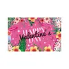 Tela de Fondo Nuevo Día de San Valentín Transfronteriza 2026 Decoración de Cita en Pareja Tela Colgante Decoración de Lugar al Aire Libre Tela de Fondo
