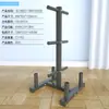 Rack de Armazenamento para Anilhas de Barra para Uso Doméstico, Rack Suspenso para Anilhas de Halteres, Armazenamento de Barras de Halterofilismo, Rack de Equipamentos