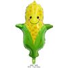 Modelagem de balão de filme de alumínio vegetal layout de cena de jardim de infância decoração de festa de aniversário de bebê balão de frutas atacado