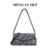 Processamento Personalizado de Fábrica Bolsa de Ombro Único para Axila Moda Retrô Bolsa Transversal Bordada Baguete Grande Capacidade Bolsa Carteiro para Mulheres