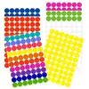 Pegatinas Adhesivas de Colores, Pegatinas de Puntos, Pegatinas de Sellado en Blanco de Color para Jardín de Infancia, Pegatinas Redondas de Etiqueta de Sellado
