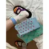 Meias Finas Respiráveis de Malha para Primavera e Verão com Design de Cores Contrastantes e Patchwork, Meias de Cano Médio Estilo College Feminino em Tons Dopamina Coloridos