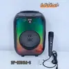 Novo Alto-falante Bluetooth 6,5 polegadas Portátil de Mão com Fio Iluminação RGB Alto-falante Bluetooth para Dança de Praça Karaoke