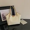 Bolso de axila de color liso y gran capacidad, nueva colección otoño 2026, bolso tote moderno y casual, bolso de hombro simple