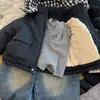 Jaqueta Grossa de Algodão Infantil Inverno 2026 Novas Roupas de Algodão Meninos Novo Estilo Casacos Jaqueta Acolchoada de Algodão com Forro de Fleece Top Bebê Inverno