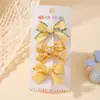 Set de Pinzas para el Cabello con Lazo Bordado Hecho a Mano para Niñas Transfronterizo Pinza de Pato Todo Incluido Accesorios para el Cabello Tocado de Amazon 5165