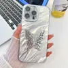 Capa para celular com suporte de borboleta IMD galvanizado para Apple 16PROMAX película para lente 15 padrão de estanho 14 furo fino 13