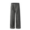 C827 Retro Americano Calle Principal Otoño e Invierno Unisex Diseño de Gama Alta Estilo Old Money Pantalones Casuales Sueltos para Hombre