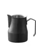 Jarra para espumar leche de acero inoxidable estilo italiano con escala interna, jarra profesional sin pico para arte latte en café
