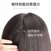 Venta al por mayor de fábrica peluca extensión de cabello para mujer paquete de tres cantidad de extensión de cabello invisible sin rastro esponjoso parche de extensión de cabello largo y liso