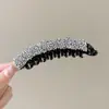 Herramienta de Fijación para Cola de Caballo Alta Plisada de Malla Pinza de Garra para Mujeres, Pinza Banana para la Parte Posterior de la Cabeza, Pinza Vertical, Pasador Accesorio para el Cabello