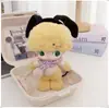 Solo Venta de RopaMuñeca de Vinilo con Colgante Dimoo Ropa de Pluto, Goofy y Pato Lucas Atuendos y Sombreros