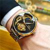 Reloj Mecánico Totalmente Automático para Hombre Sewor Reloj para Hombre Tourbillon Calado Luminoso Impermeable Negocios Retro Reloj para Hombre
