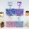 Botón de Teclado Antiestrés de Dibujos Animados de Moda Serie Sanrio Botones de Cristal Transparente Juguete Antiestrés para Estudiantes
