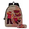 Novo Produto Transfronteiriço 2025 Conjunto de Duas Peças Mochila Forsaken Gubby, Estojo e Lancheira com Estampa
