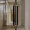Manija de Puerta de Acero Inoxidable Europea, Nueva Manija de Vidrio Estilo Chino, Manija Grande Moderna Simple de Madera Maciza para Caja de Hotel