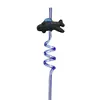 Nuevas Pajitas con Temática de Animales para Decoración de Fiestas de Bar, Pajitas Espirales Creativas de Mascotas Coloridas, Amazon Transfronterizo